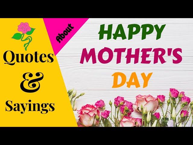 HAPPY MOTHER'S DAY MESSAGES & GREETINGS