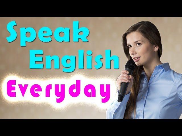 Speak English Everyday to Improve English  Learn English Listening Comprehension