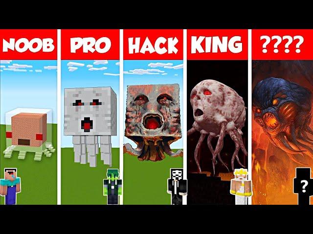 NOOB vs PRO vs HACKER: Riesen GHAST HAUS Bau Challenge in Minecraft!