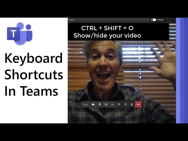 Useful keyboard shortcuts in Microsoft Teams