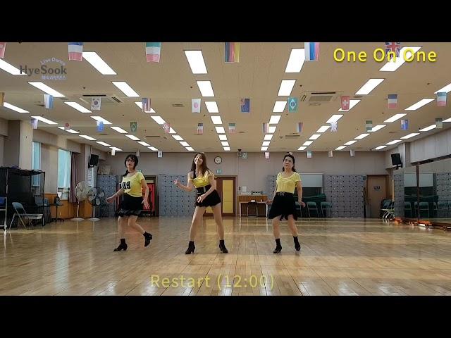 One On One  Line Dance  / High Intermediate / Hye Sook Line Dance