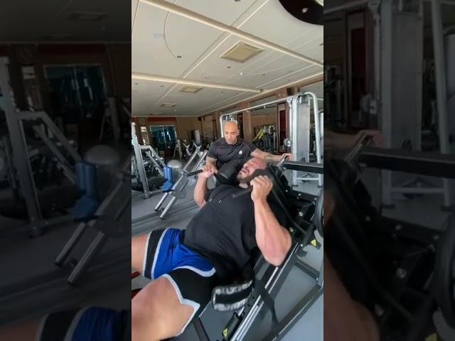 Big Ramy Legs workout with Dennis James