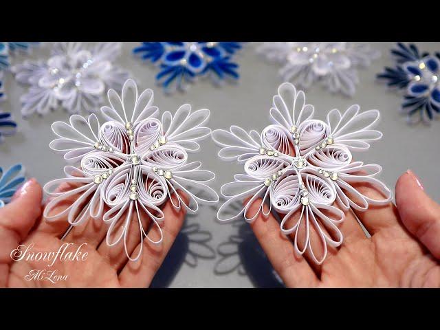 АЖУРНАЯ СНЕЖИНКА ИЗ БУМАГИ ️ LACEY PAPER SNOWFLAKE ️