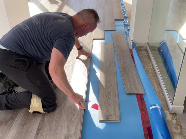 Flooring replacement in a condominium