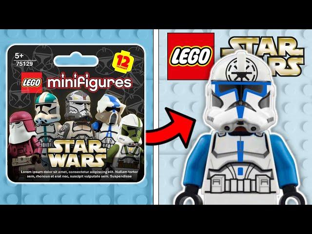 I Made a Lego Star Wars CLONE TROOPER CMF Series | Lego Star Wars 2024