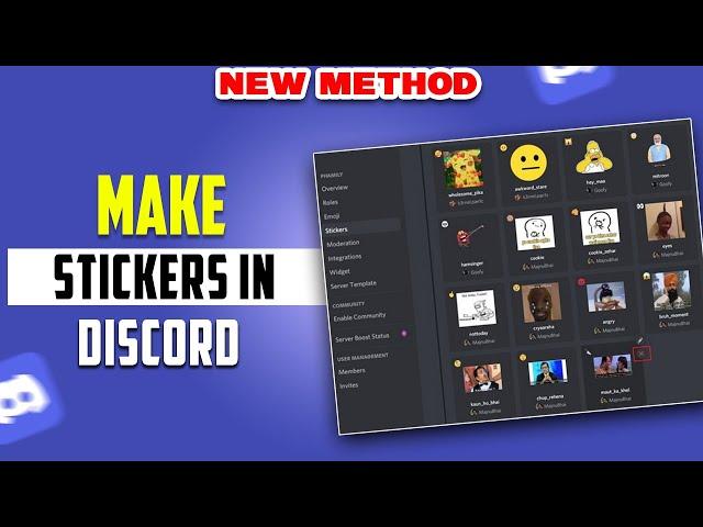 How to make stickers in discord 2025 | How to Make Custom Discord Stickers