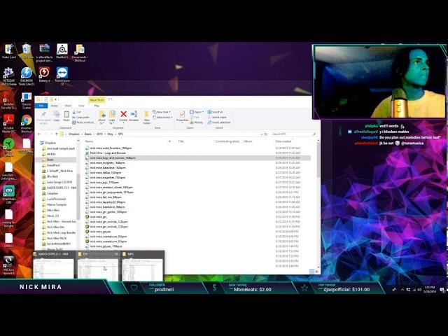 Nick Mira Twitch Stream (Only 3 Beats Demo)