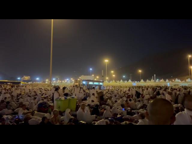 Rakaman video jemaah haji di Muzalifah