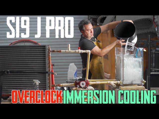 Immersion Cooling an S19 J Pro Bitcoin Miner With Overclock to 130TH!!!