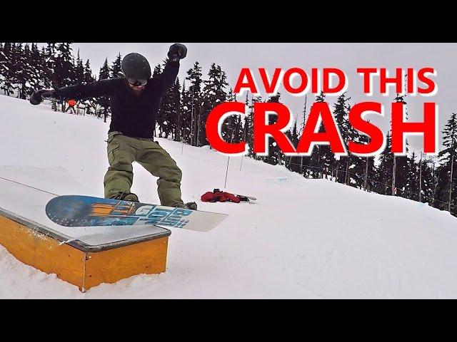 Avoid The Boardslide CRASH! - Beginner Snowboard Tricks