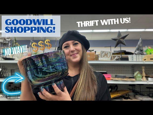 THIS WAS A FIRST! | 4 Goodwills in 1 day! | Thrift with Me