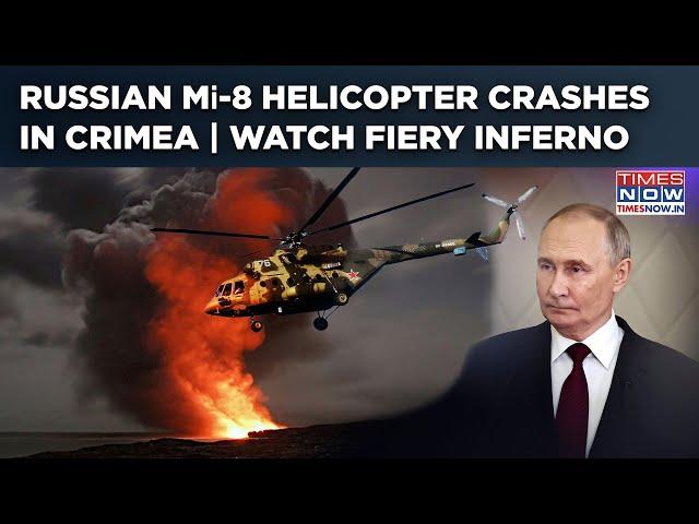 Russian Mi-8 Helicopter Crashes In Black Sea; Historic First Kill By Drone Boat? | Ukraine War