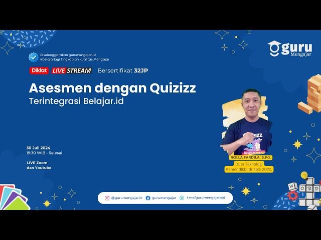 Asesmen dengan Quizizz terintegrasi belajar.id