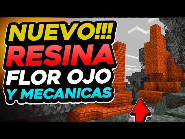 NUEVO!!! Resina, flores de OJOS y mecánicas en MINECRAFT