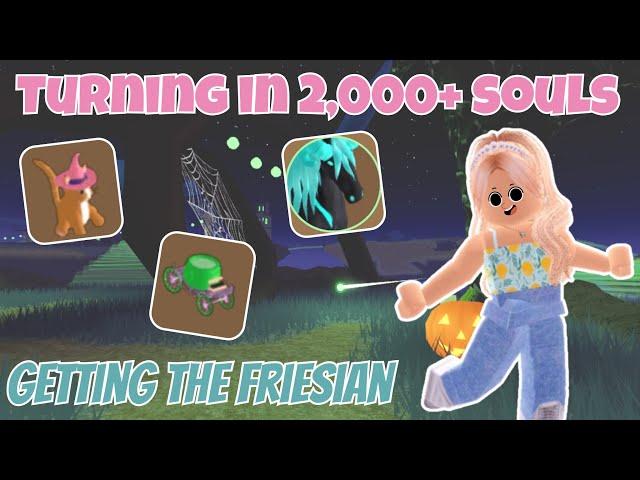 Turning in *2,000+ SOULS* to Pearl + Getting the Fiend Friesian  | Wild Horse Islands