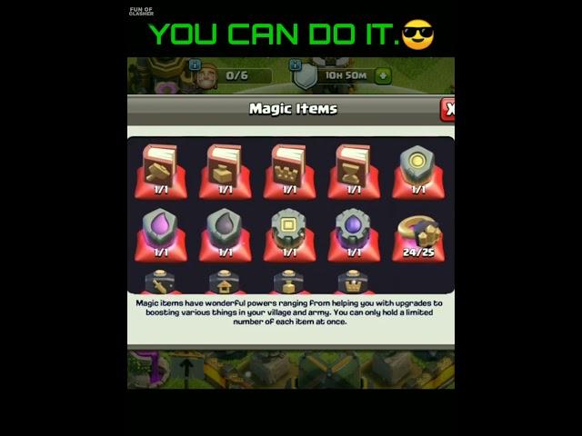 all magic items is here. coc