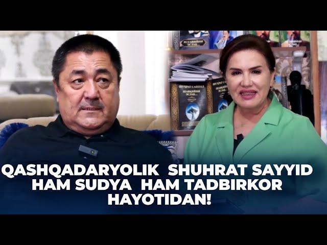 MOTIVATSIYA | QASHQADARYOLIK  SHUHRAT SAYYID HAM SUDYA  HAM TADBIRKOR HAYOTIDAN!