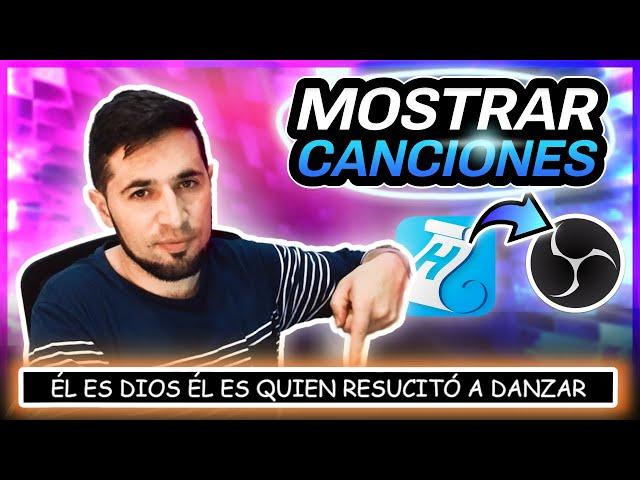 Cómo PONER LETRA de CANCIONES en OBS con HOLYRICS | Mostrar CANCIONES en la IGLESIA 🟢