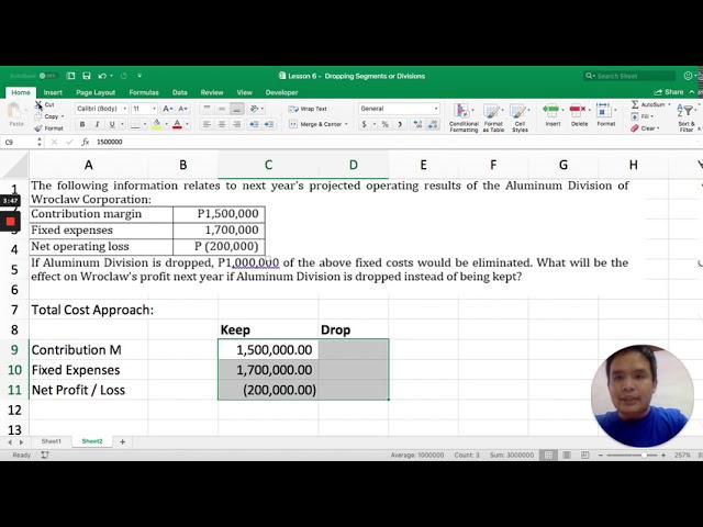 Relevant Costing Pt 5 - Dropping Segments or Divisions