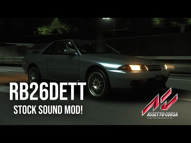 Assetto Corsa Sound Mod Nissan RB26DETT Stock | Free Release!