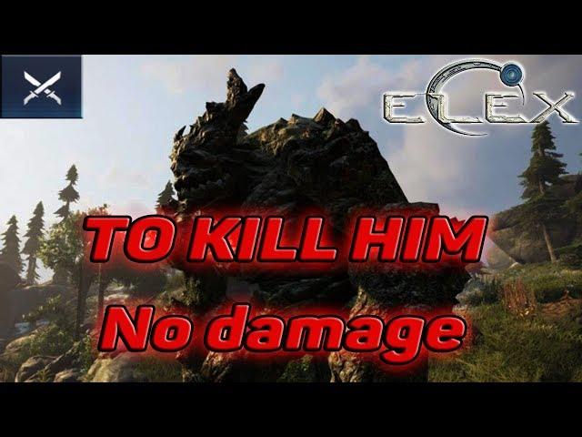 ТОП-способ убить ТРОЛЛЯ в ELEX в ближнем бою/ELEX | TROLL | No Damage | Melee Weapon