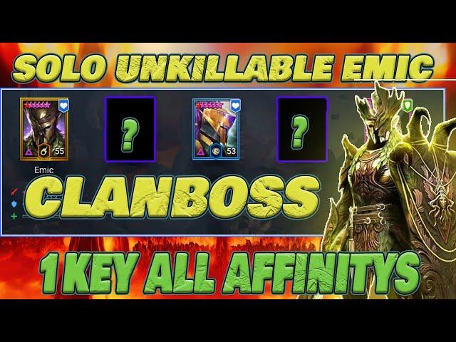 EMIC THE CLANBOSS BREAKER! 1KEY ALL DIFFICULTIES AND AFFINITIES!