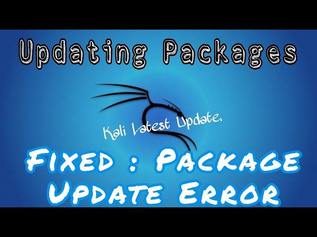 Fixed : Packages not updating. #KaliLinux #Tips 2022. #Solved #apt-get #update . #Terminal