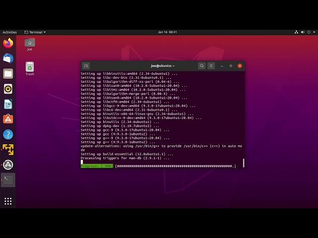 Install GCC and G++ in Ubuntu 20.04