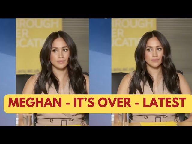 MEGHAN ..IT’S OVER …LATEST NEWS #meghan #meghanmarkle #hollywood