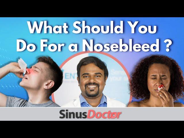 What to do during Nose Bleeding | Causes | Types of Nose Bleeding #SinusDoctor #nosebleed