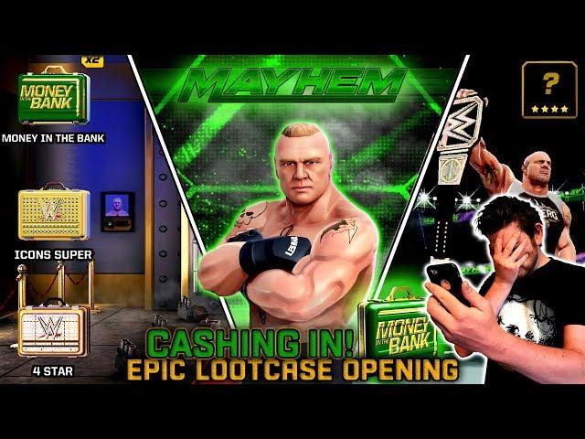 WWE Mayhem | CASHING IN!! | EPIC Lootcase Opening!