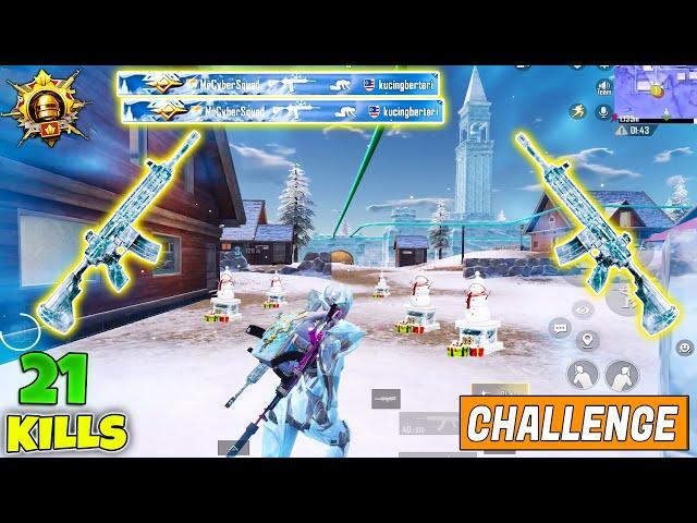  WTF !! Ultra HD 30 FPS - Playing Glacier Mode With Glacier X-Suit & Max M416 Glacier in BGMI/PUBGM