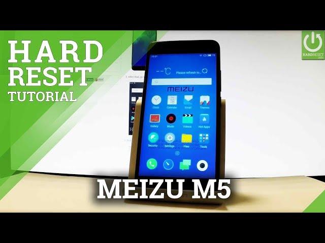 MEIZU M5 HARD RESET / Hardware Keys Method / Format