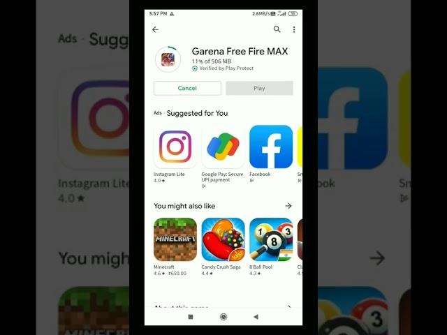 free fire max not showing in play store problem slowed#freefire