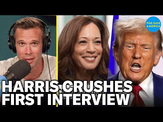 Kamala Harris Expertly Handles Donald Trump's Attacks In First Interview As Nominee