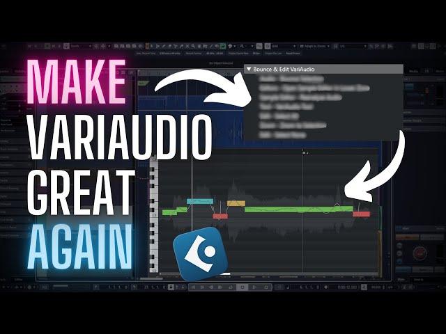 3 steps to make Cubase VariAudio better, faster, STRONGER!