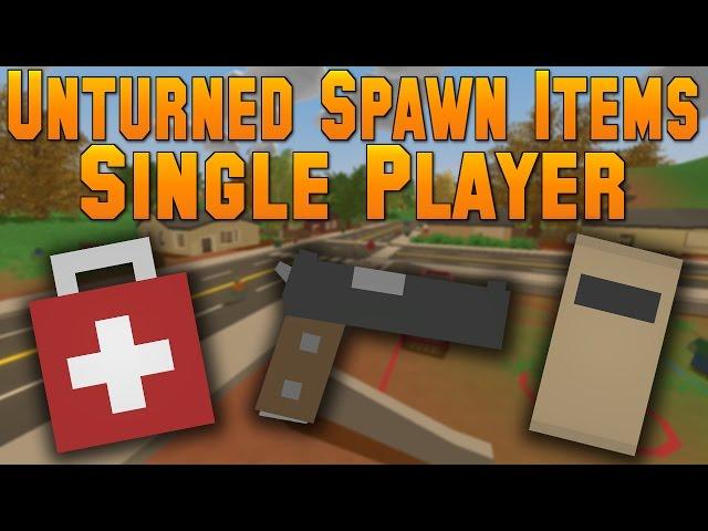 Unturned How To Spawn Items/Vehicles (Single Player) 3.0