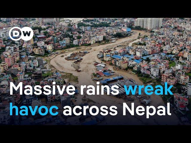 Over a hundred people killed by flooding and landslides in Nepal | DW News