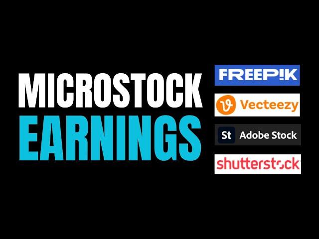 MicroStock EARNINGS After 9 Months PASSIVE INCOME with MIDJOURNEY AI? Freepik Shutterstock Vecteezy