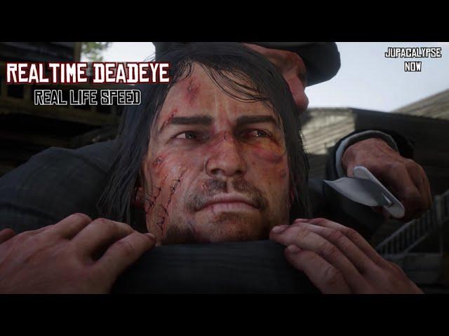 Insane Deadeye Moment in Real-Time Comparison (The Cornwall Situation) - Red Dead Redemption 2