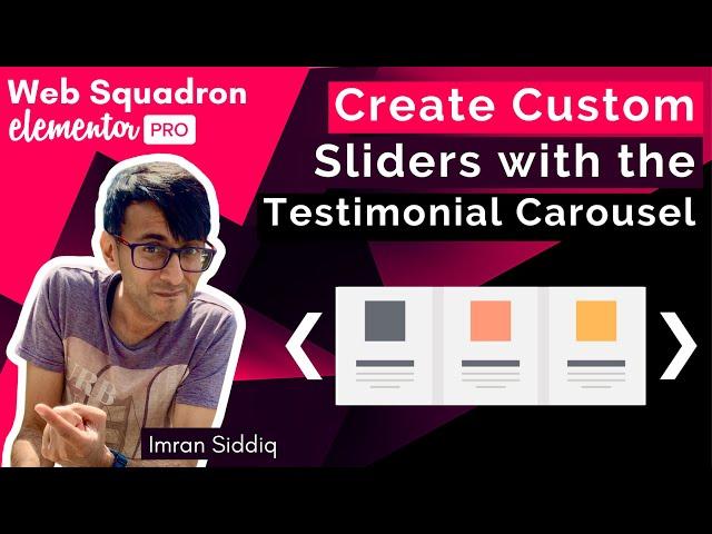 Elementor - Create Custom Sliders with the Testimonial Carousel