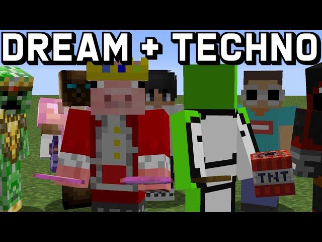 if Dream and Technoblade were BOTH in Minecraft Manhunt