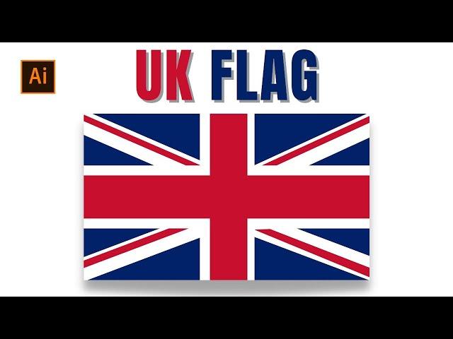 THE EASIEST WAY TO CREATE UK FLAG IN ILLUSTRATOR