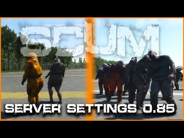 SCUM 0.85 | Server Settings Tutorial | It doesn't get easier than this!