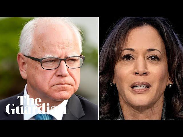 Kamala Harris joined by running mate Tim Walz at Philadelphia rally event – watch live