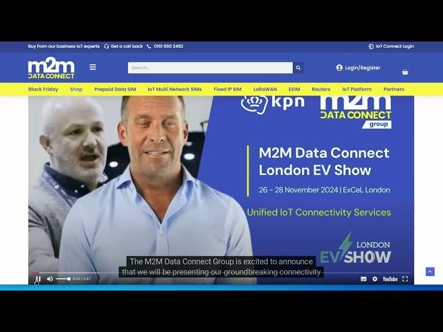 NEW Shop page for M2M Data Connect