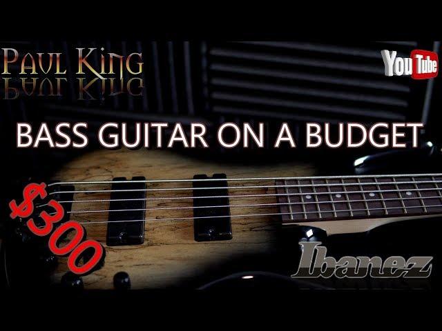 Ibanez Gio 5 string Bass - A bass Guitar On a Budget //4K