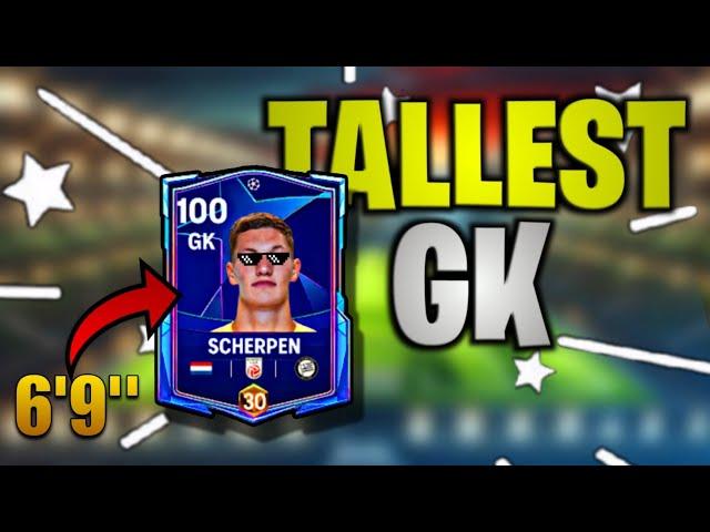 I Tried Tallest GOALKEEPER In FC MOBILE | SCHERPEN Review