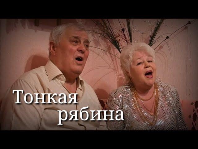 Тонкая рябина | под баян | Славик и Таня