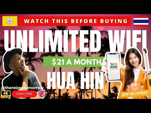  HUA HIN WIFI INTERNET | THAI DATA PACKAGES | 3BB MARKET VILLAGE | 4K VLOG (2024)